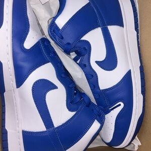 Nike Blue and White Sneakers